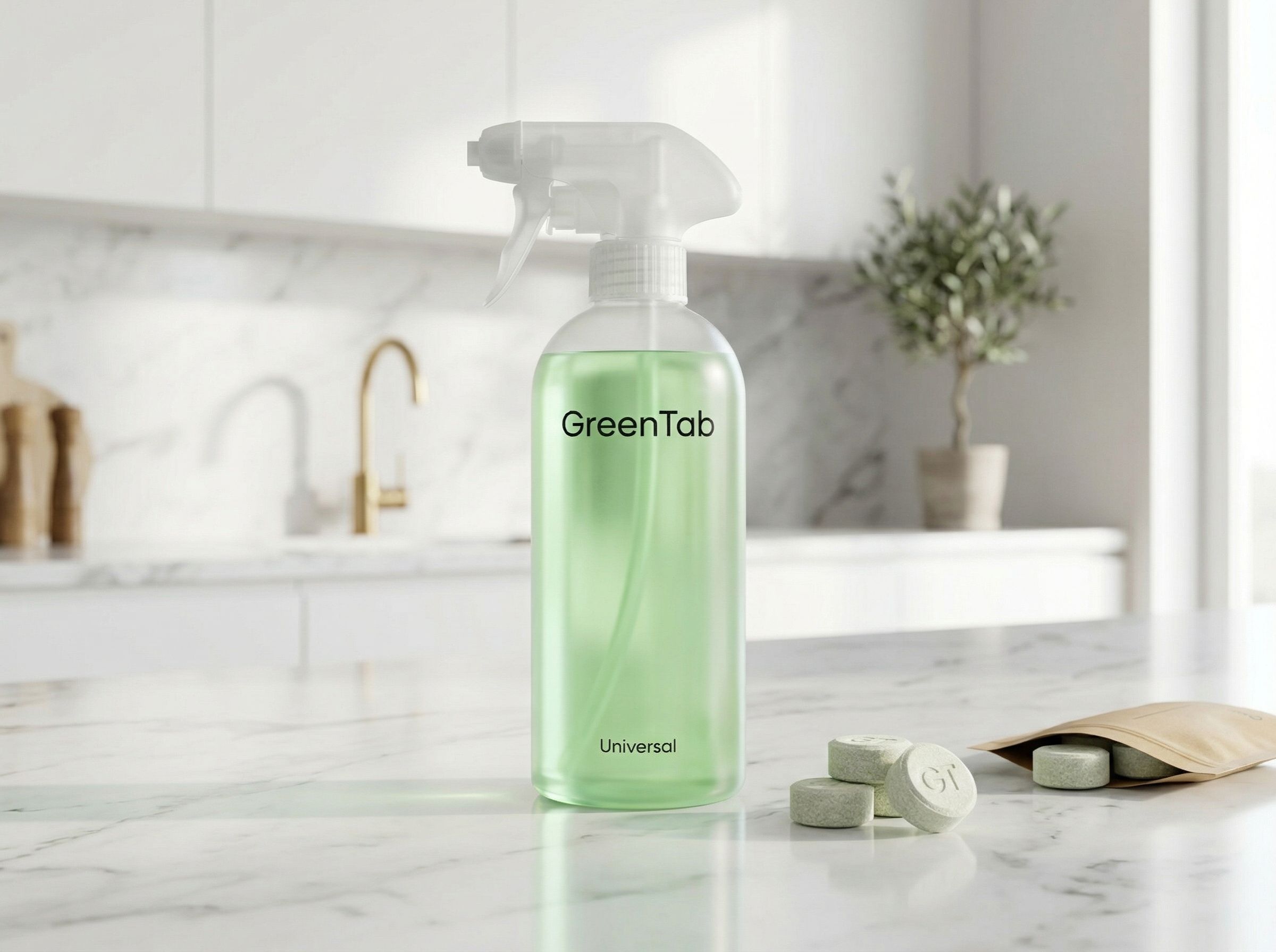 GreenTab Sprühflasche mit Tabs